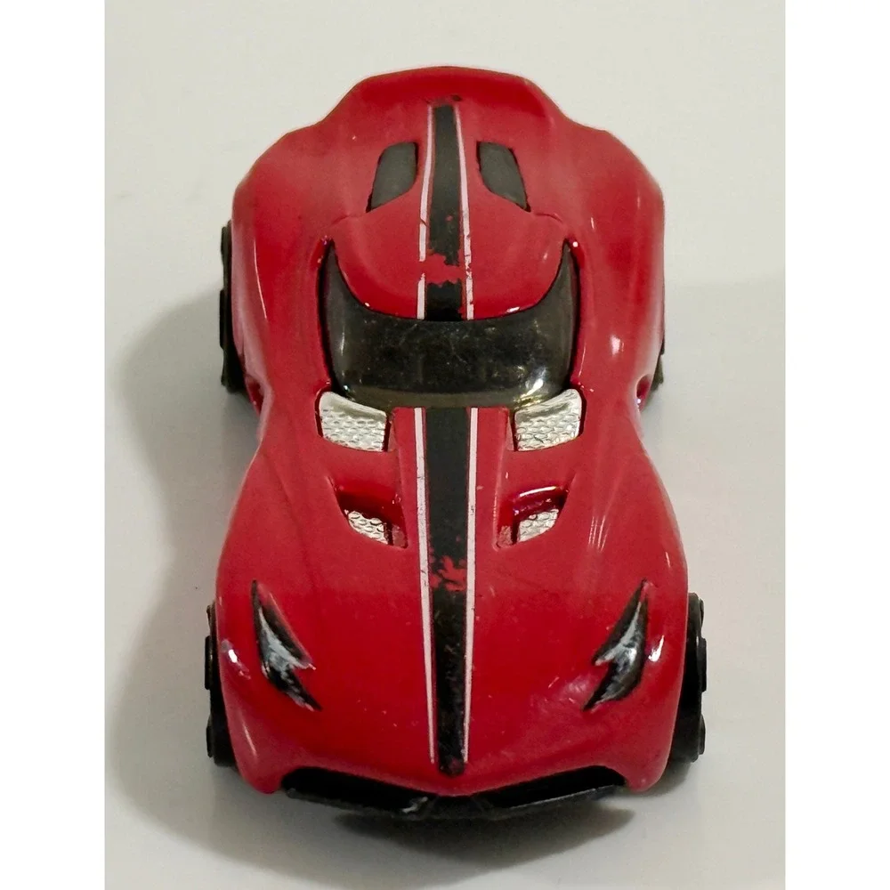 Hot Wheels Gazella GT Toy Car Kids 1:64 Red Black Racing Stripe 2014 Mattel